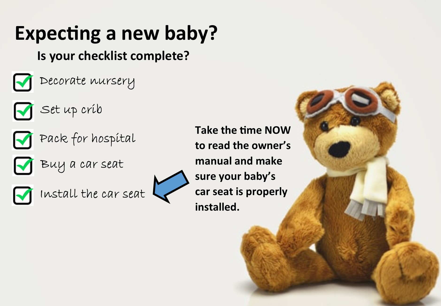 Expecting a new baby? Is your checklist complete?